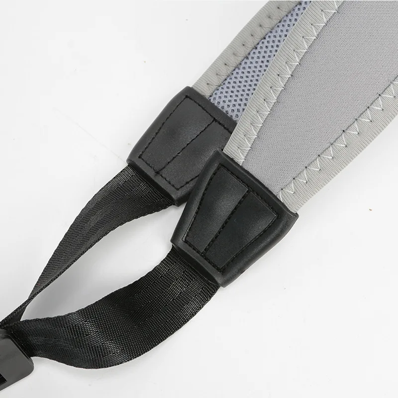 Professional Saxophone Stage Play Strap Neck Strap Adjustable Design  With Thickening Soft Pad And Silver Metal Hook