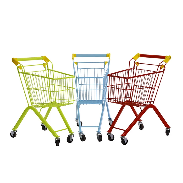 Good selling high quality low price metal shopping cart trolley for supermarket