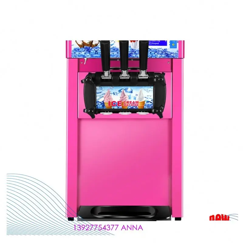 Commercial automatic ice cream making machine soft ice cream vending machine ice cream filling machine