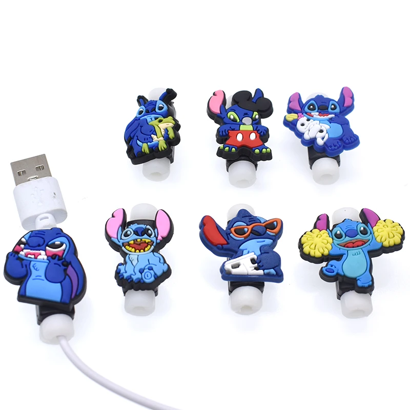 New arrival Silicone cartoon protector cable charger usb cover phone protector de cables