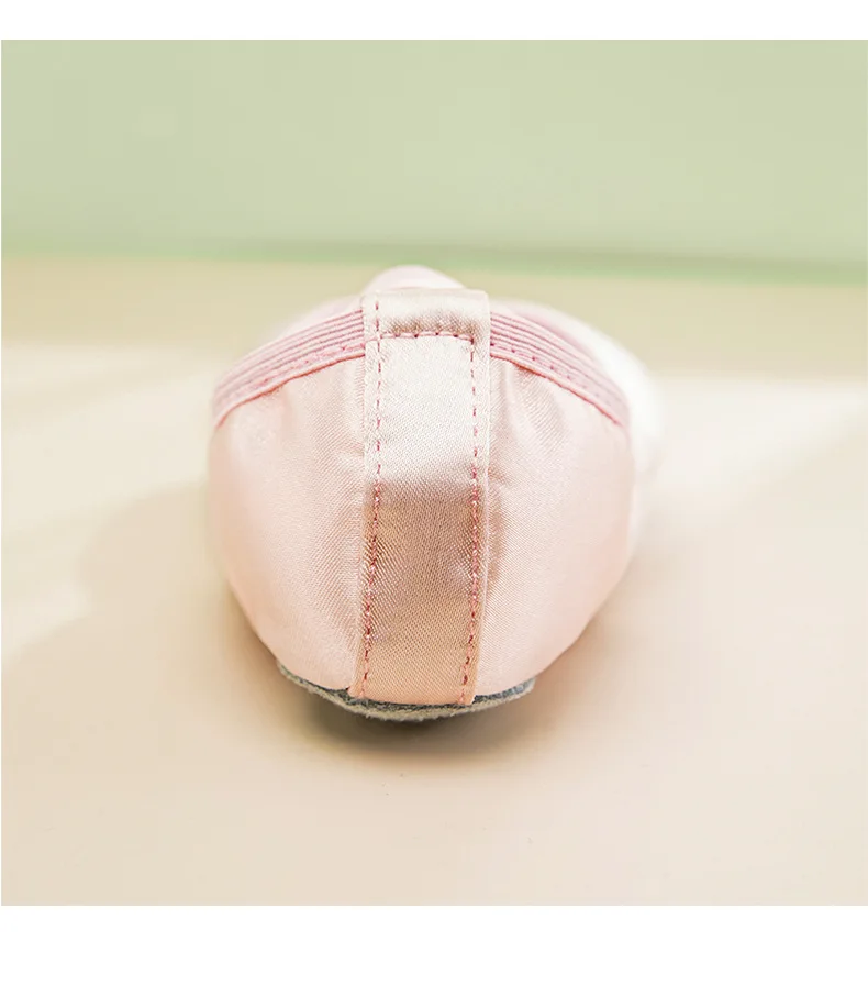 Wholesale Custom Ladies Flexible Dance Practice Close Flats Foldable Kids Comfortable Girls Ballet Canvas