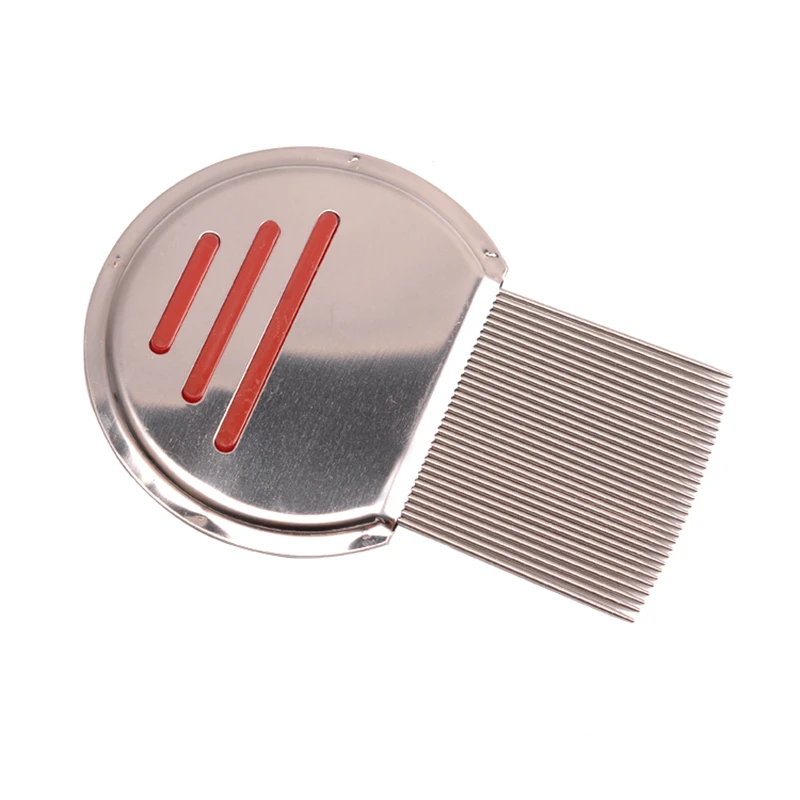 Wholesale Custom Logo Factory  Price Pet Head Anti Nit Terminator Lice Metal Comb Stainless Steel Lice Comb