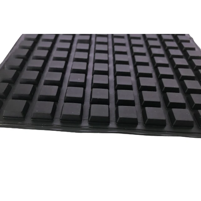 Custom Anti collision Sheet Transparent Self Adhesive Backed Sticky Silicone Rubber Bumpers Square Round Dots Feet Pad Gasket