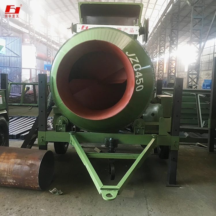 Free custom concrete mechanic mixing equipment  precast concrete equipment Easy Installation JZC450 concrete cheap mixer