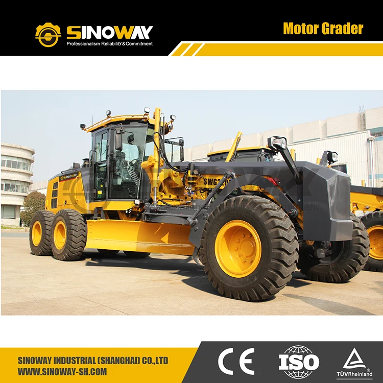 220HP power High Efficiency Motor Grader SWG220M with rear ripper front dozer