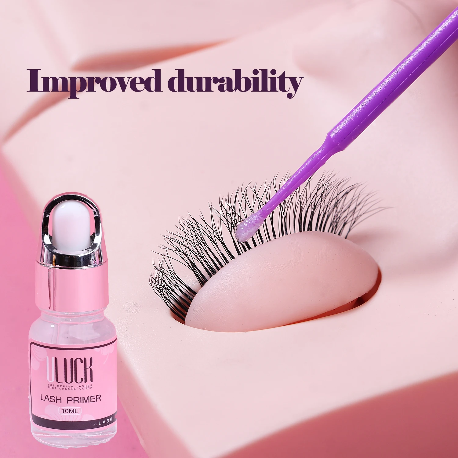 ULUCK 10ml Professional Eyelash Primer Private Label Waterproof Lash Primer For Eyelash Extension
