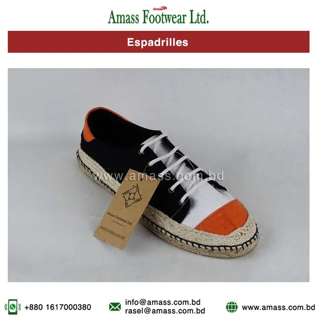 High Quality spring summer men fashion canvas casual Flat Shoes And Sandals