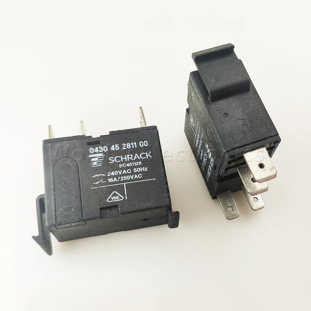 Поддержка предложения по стандарту BOM 16 А 4-контактное реле 0430 45 2811 00 EC451128 043045281100