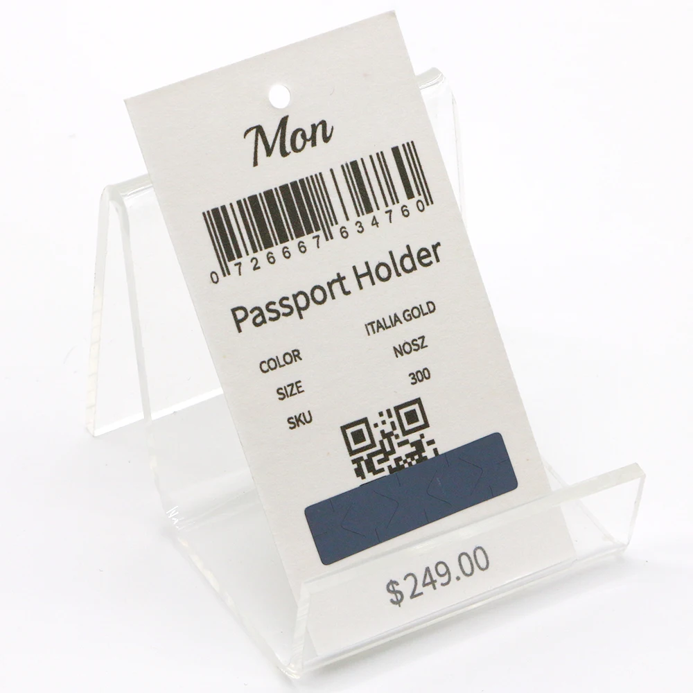 Бесплатный дизайн образец печатная бумага цена подвесная бирка для одежды индивидуальный логотип название экологичный