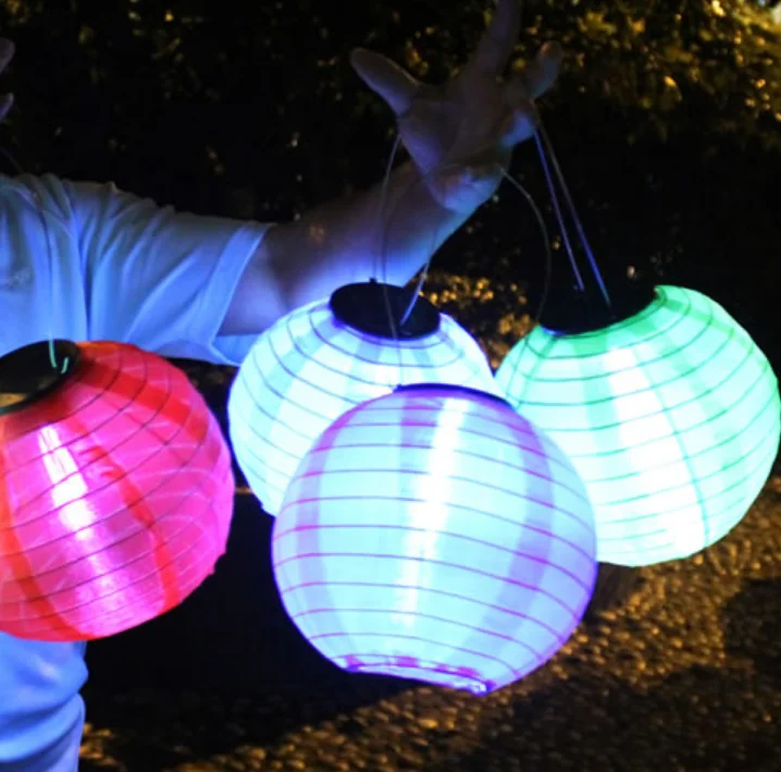 Canvas solar lantern