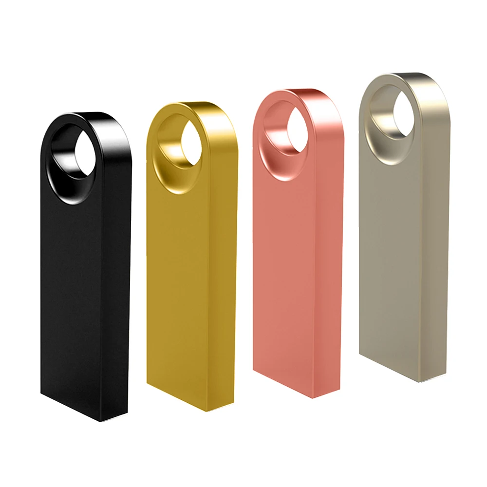 Customs branded Cheapest 8gb 16gb 32gb 64gb silver gold color mini metal usb flash drive