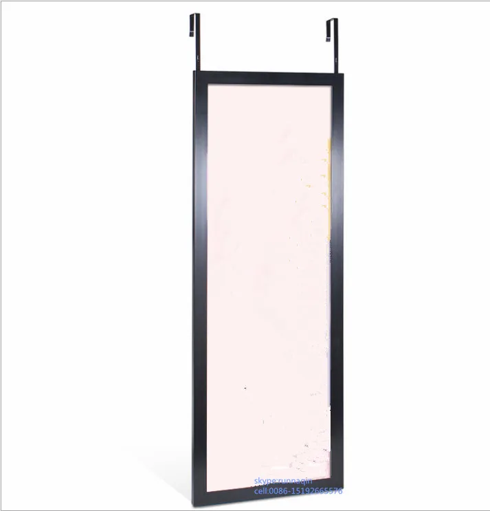 30x120cm 40x150cm wholesale  Home decorative White framed wall mirror hanging bathroom mirror door mirror