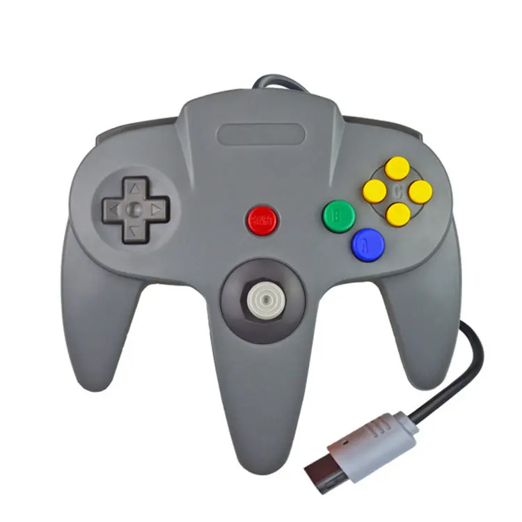  Золотой цвет проводной геймпад для Nintendo 64 N64 игровой консоли штепсельной вилки