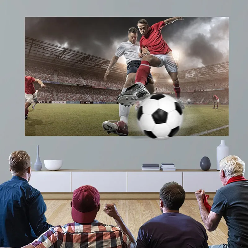 factory directly 100 inch 16:9 High Quality 4K HD anti-light fixed frame Projection Screen