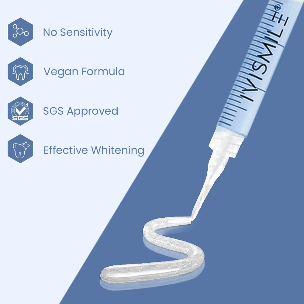 IVISMILE CPSR CE Approved Dental Bleaching Gel Peroxide Free PAP Whitening Kit