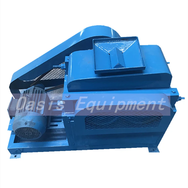 Ore grinding Application and Roller Crusher Type lab double toothed roll crusher