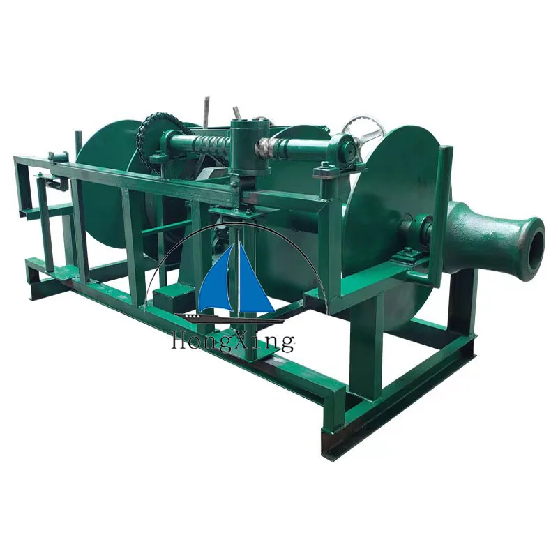 Marine winch 2 tons 3 tons 5 tons small and medium-sized winch twin-wheel belt clutch brake rope winch trawl machine