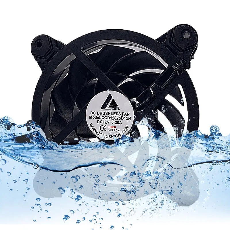 12025 120mm Computer Rgb Cooling Cooler Fan Pc 12v24v Dual Led Ring Multicolor Remote Pc Cooling Fan