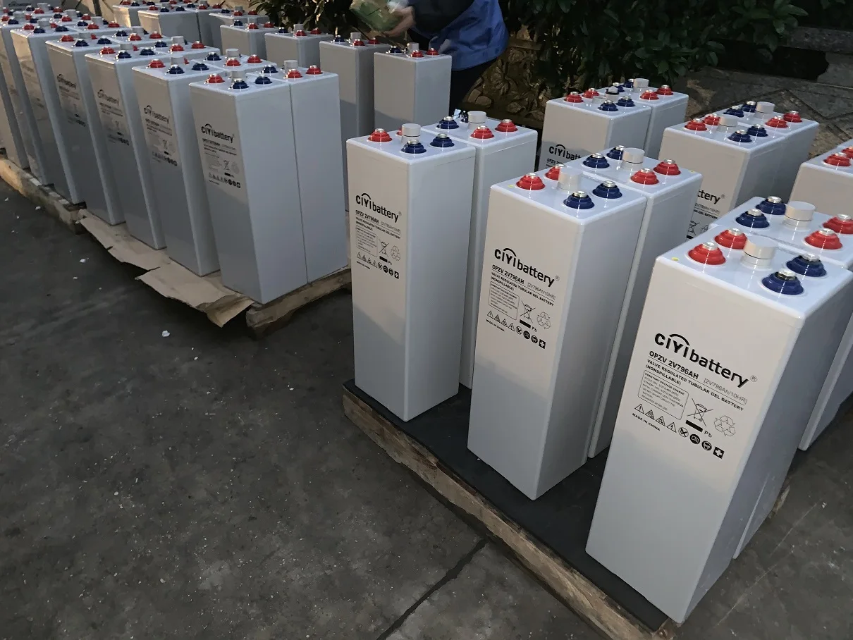 26 Years Max Life OPZV battery Tubular Lead Acid Battery 2V 800AH