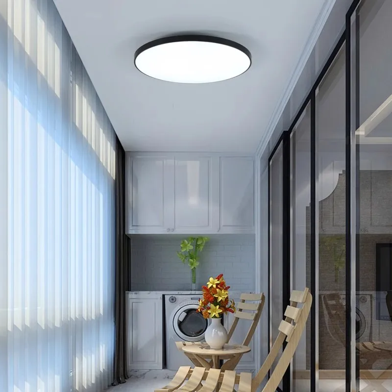 High Quality ABS PVC Circular Surface Installation 18w 24w 48w LED Ultra-thin Panel Light Ceiling Light