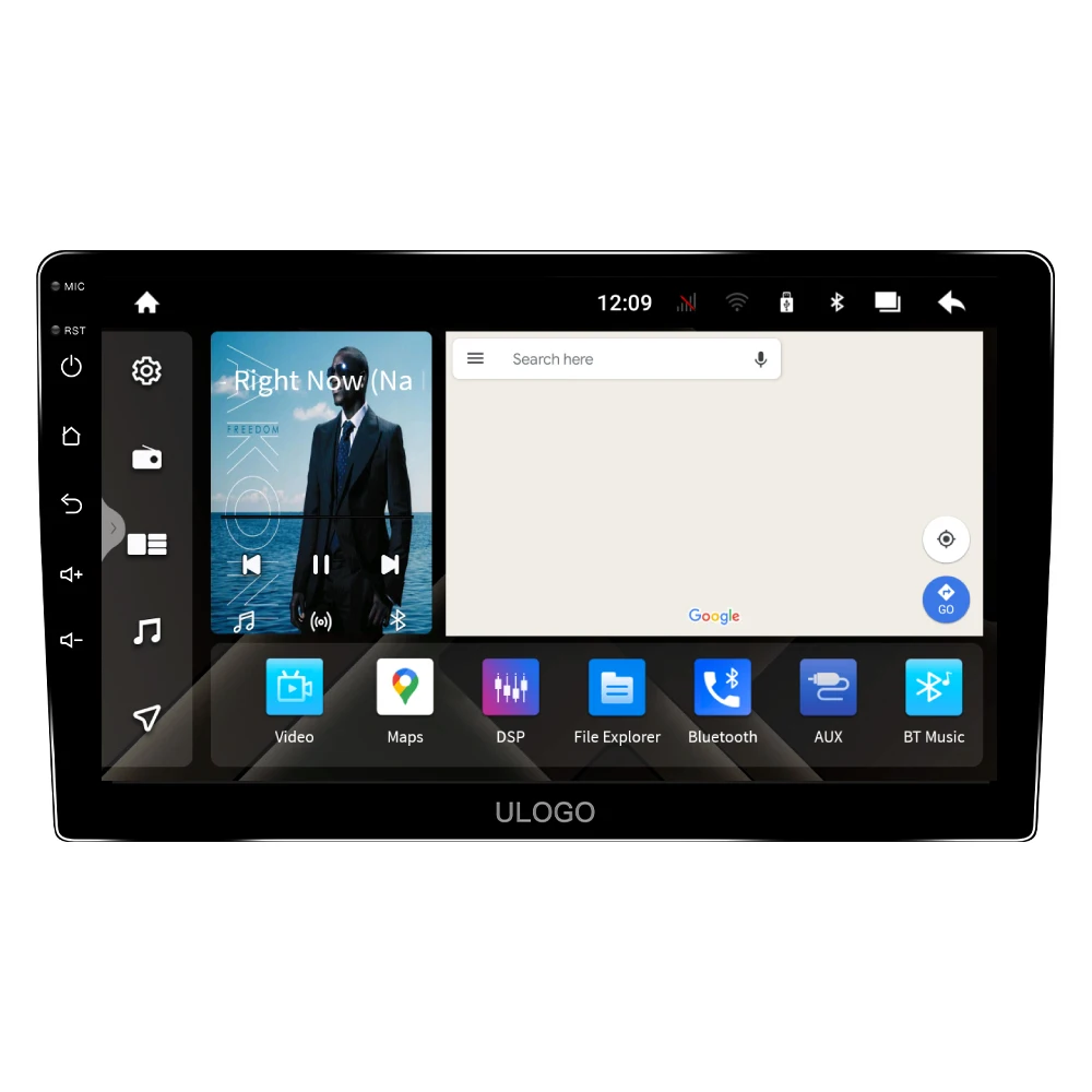 RTS/i9, 9 inch 1K 6+128G, DVR, 360, Pure Sound car navigation, universal car dvd player for all models