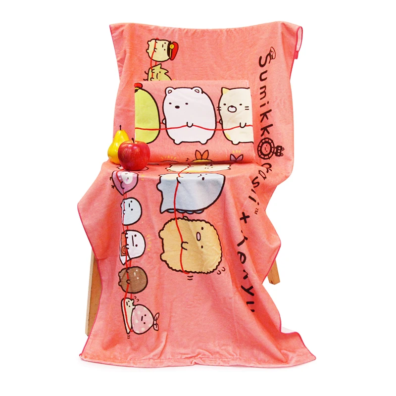 ODM 400gsm thick  soft designer custom sublimation cotton beach towel blanket