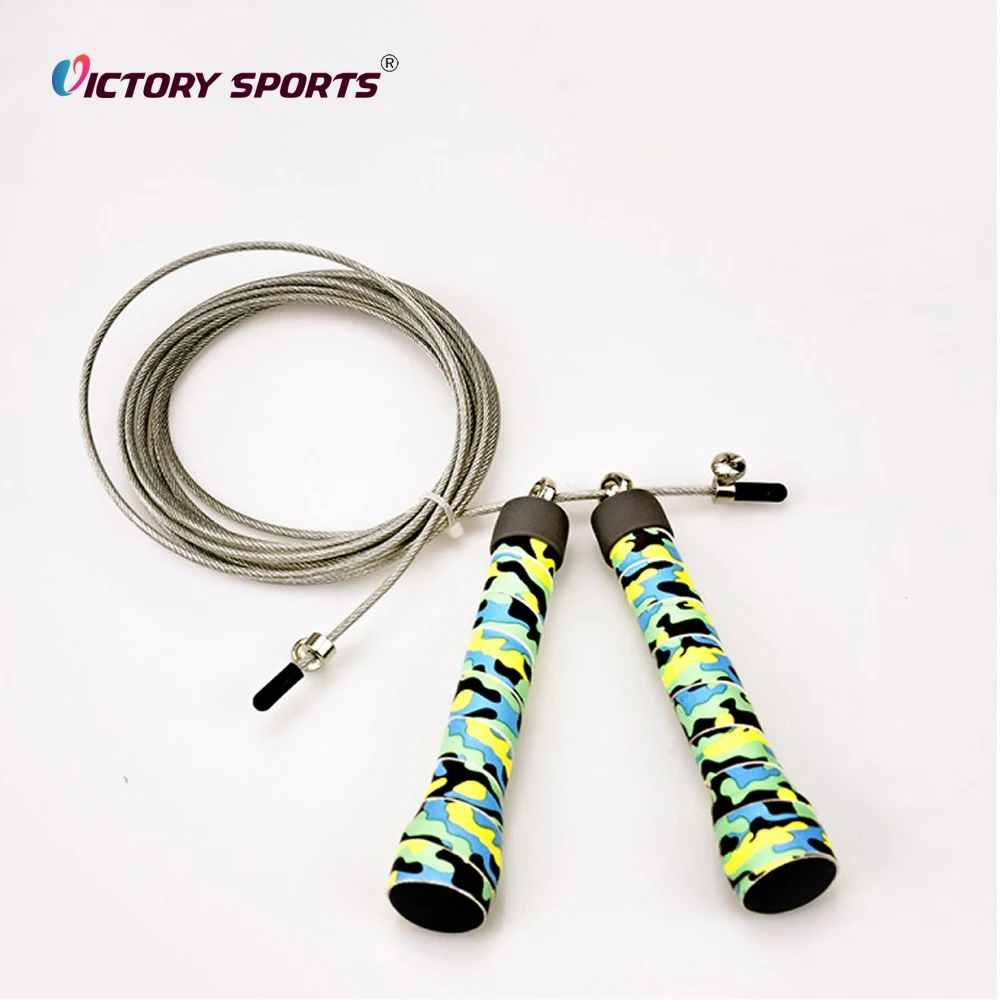 Wholesale adjustable heavy steel pvc thick skipping weighted jumping rope