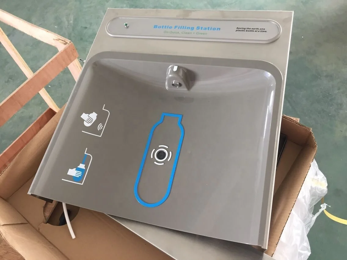 Motion Sensor Hands Free Touch-less Automatic Direct Water Drinking Fountain Bottle Filler wall mounted water cooler