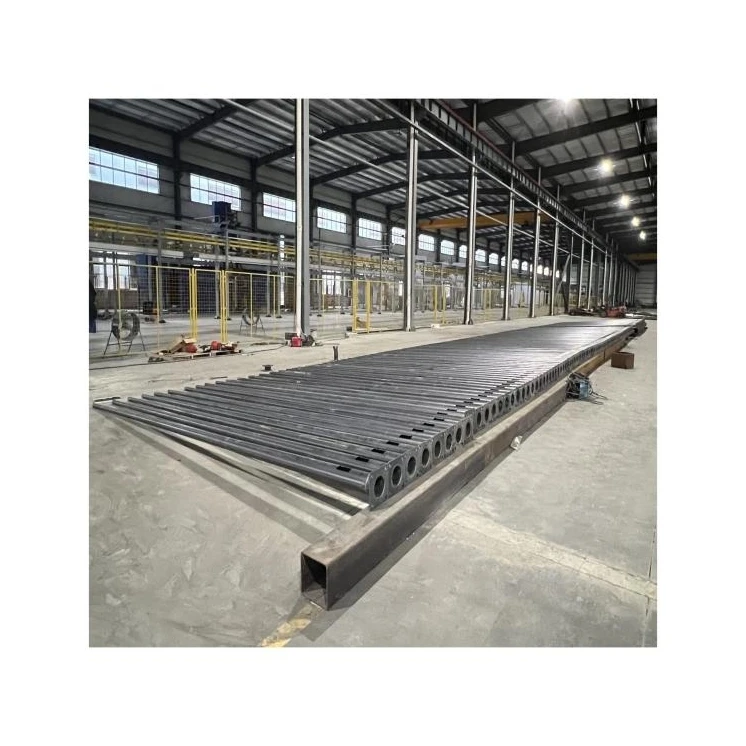 Square Street Avenue Solar Street Light Pole Banner Bracket Lamppost High Performance 9m Steel Carbon Steel Single Arm 20years