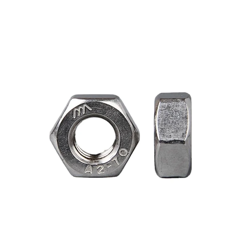 Long hexagon nut M6 M8 M10 M12 M16 304 stainless steel hex coupling nut internal thread Extension nut