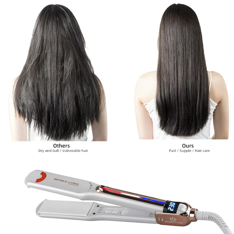 Professional Infrarro Infrared Nano Titanium Flat Irons Vendor 450F Infrared Customized Private Label Hair Straightener