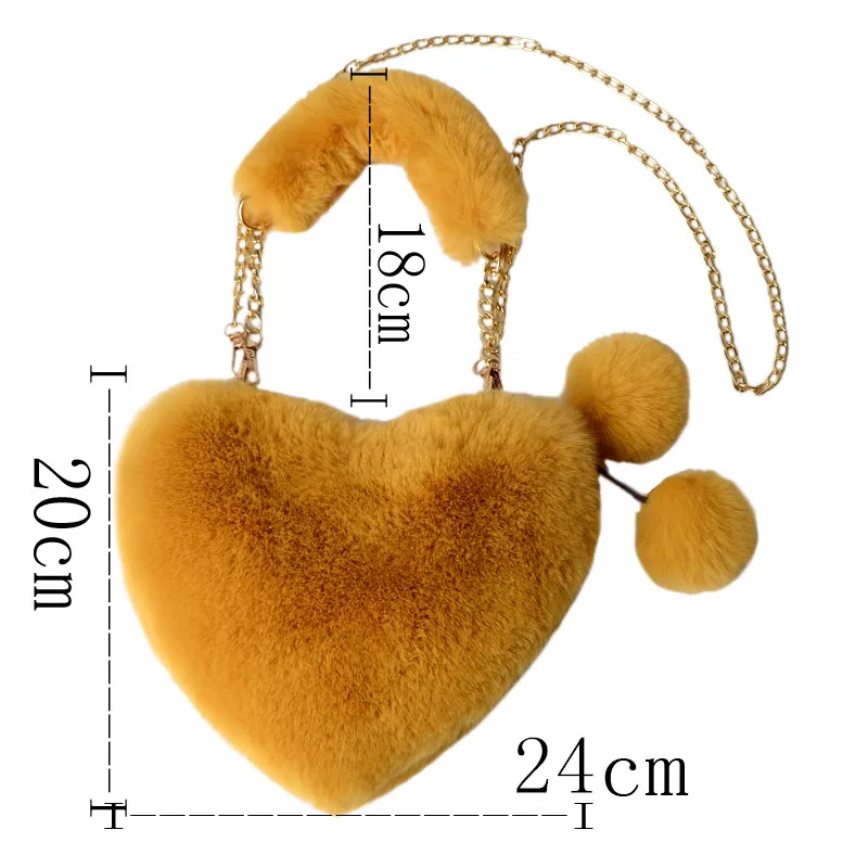 2023 Hot sell women fashion fur bag fur tote bag lady fur crossbody bag wholesale