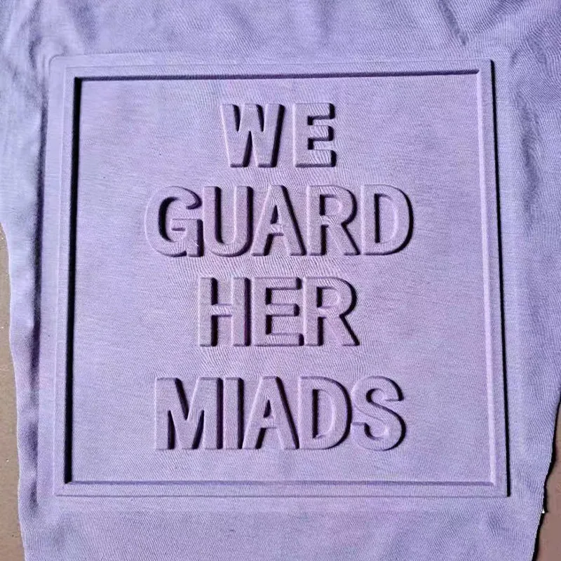 OEM 3D тиснение Мужская и Женская Толстовка Футболка Светоотражающая Горячая Бриллиантовая печать