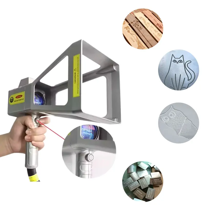 CNC LY factory direct sales 3d laser marking machine small metal plastic engraving machine
