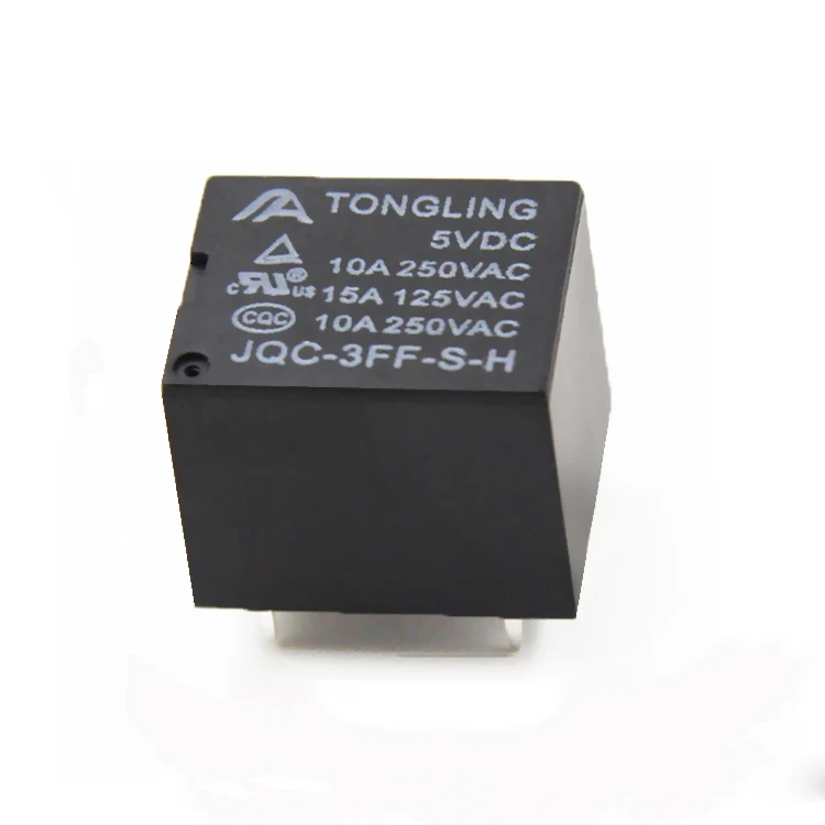 T73 JQC-3FF-S-H 5V 4 Pins 10A Form A PCB  Relay
