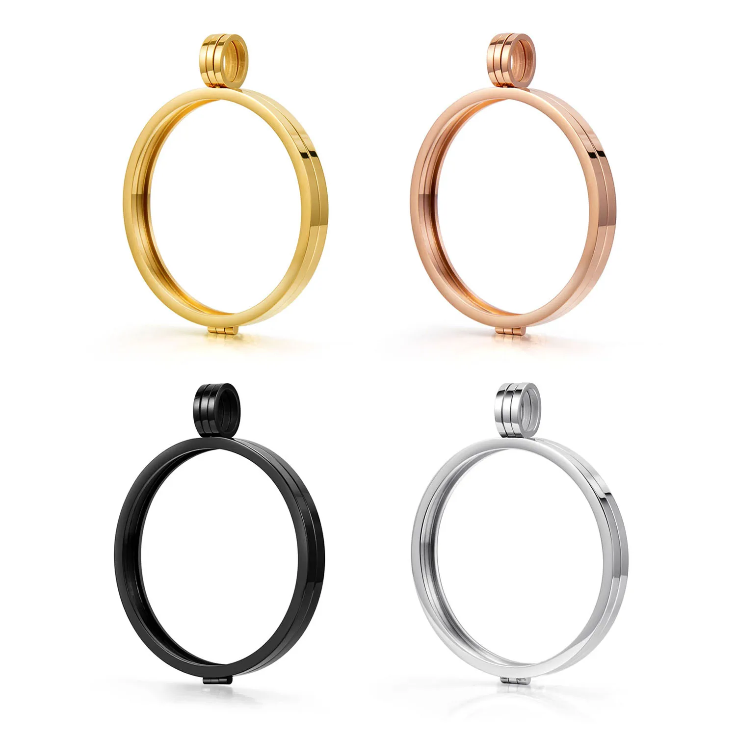 Bezel Pendant Trays Setting Cabochon Blank Base for DIY Crafting Photo Jewelry Findings Making Accessories