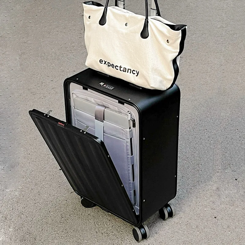 Korea Travel Bag Suitcase Luggage Case New design travel aluminium trolley aluminum luggage suitcase China luggage metal frame