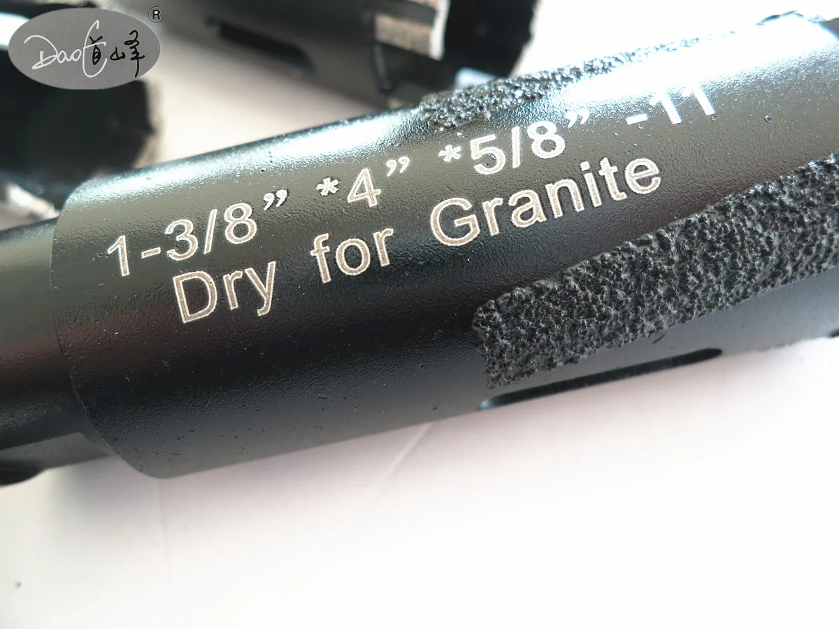Dry Diamond Core Drill Bit  Thread for Granite core drill bit dry drill bit