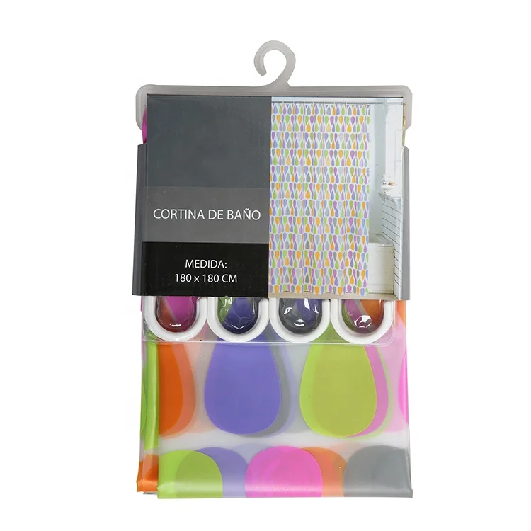 Chinese Supplier Wholesale Good Quality Fabric Polyester PEVA Shower Curtain