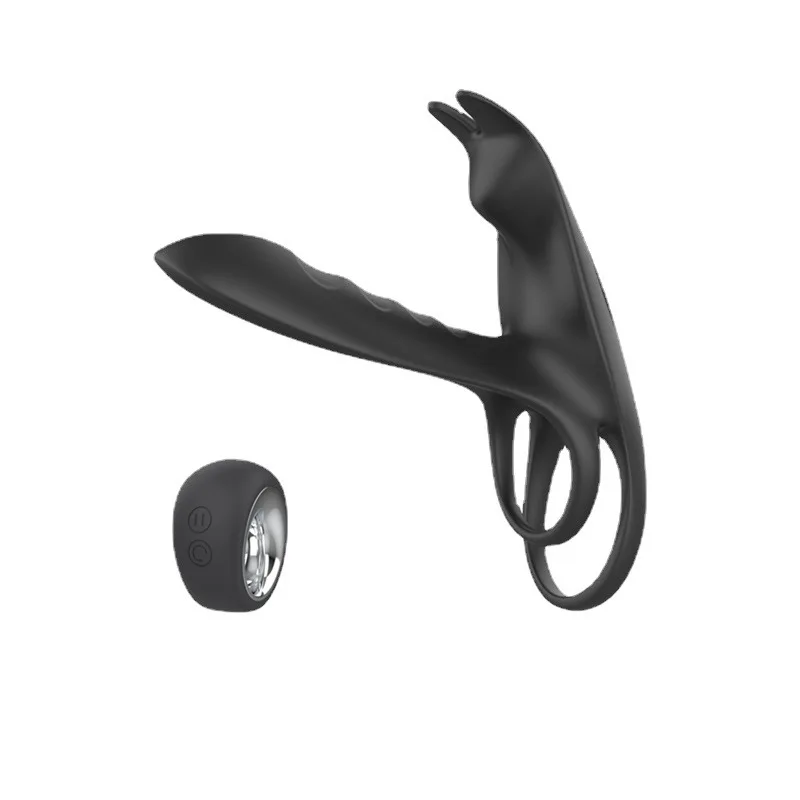 Aishia sex products double shock penis Ring physical clitoris into body erection licking lovers cross-border hair