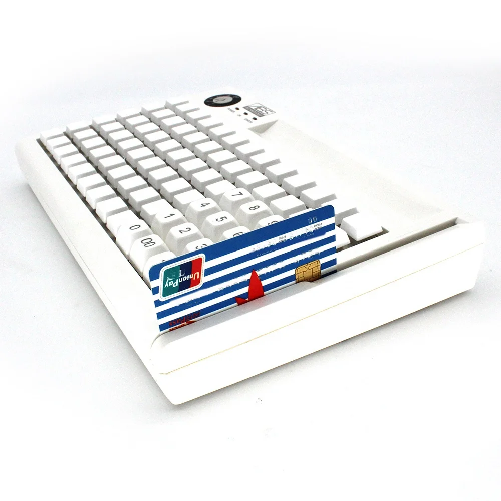 With Magnetic Card  Usb 78-key Programmable Keyboard  for Cash Register Peripherals