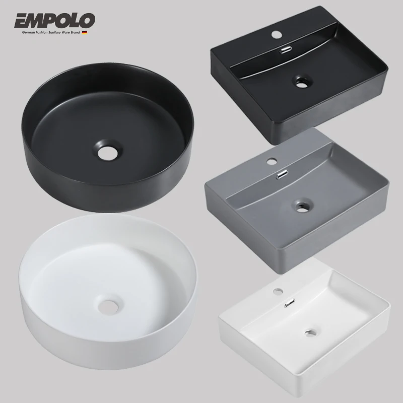 Empolo project product contemporary washbasins bathroom vanity wash hand basin toilet with washing basin sink
