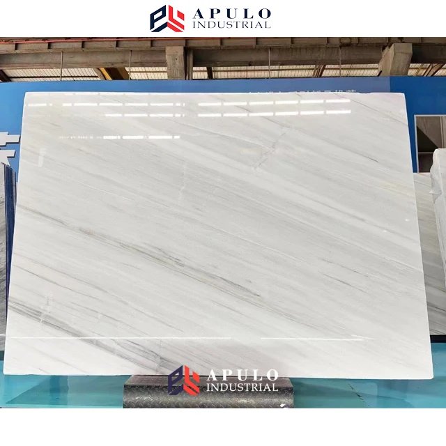 Factory direct crystal blue wooden traventino/travertine white sand marble slab