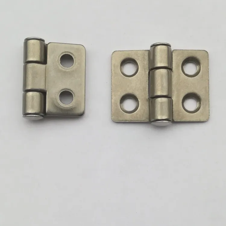 Stainless Steel Folding Butt Hinge for Wooden Boxes, Window Wood, Home Kitchen Furniture Hardware (20 X 27x 1.2mm)