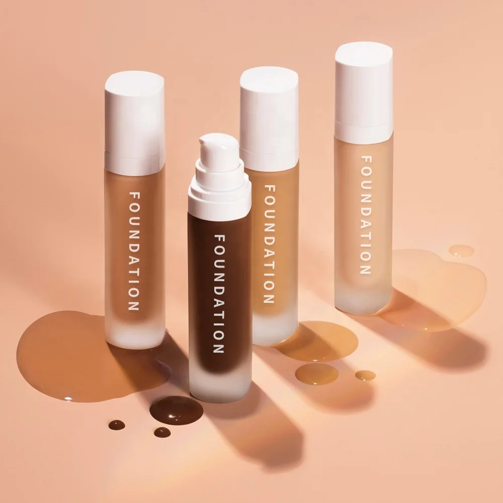 Hot Sale Vegan Color Changing Make Up Liquid Foundation Cream (new) Waterproof and Matte Full Coverage Foundation Makeup