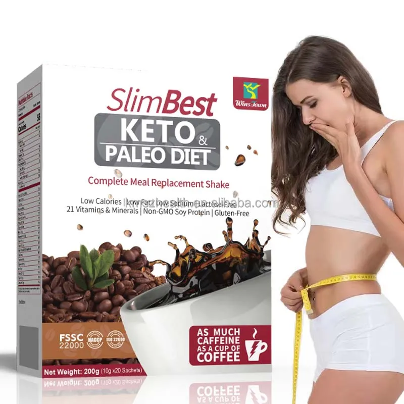 Высокоэффективная смесь быстрого кофе Keto с зелеными зернами для потери веса
