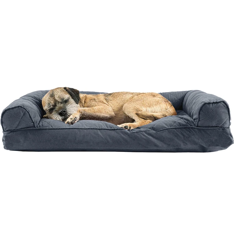 Cooling Pet Bed Dog Couch Large Bolster Sofa Machine Washable Waterproof Soft Cat Dog Bed for Large Dogs