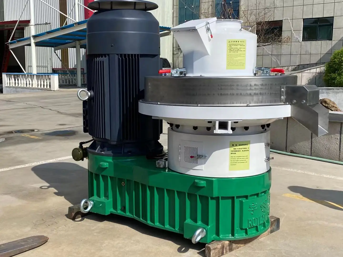 Europe Customer Purchase Directly Hot Sale Biomass Complete Wood Pellet Production Line