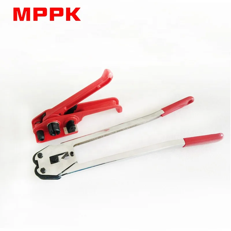 Heavy Duty Strapping Tensioner  Cutter Strapping Sealer for 5/8 -3/4 Width PP PET Strap Manual Banding Tool