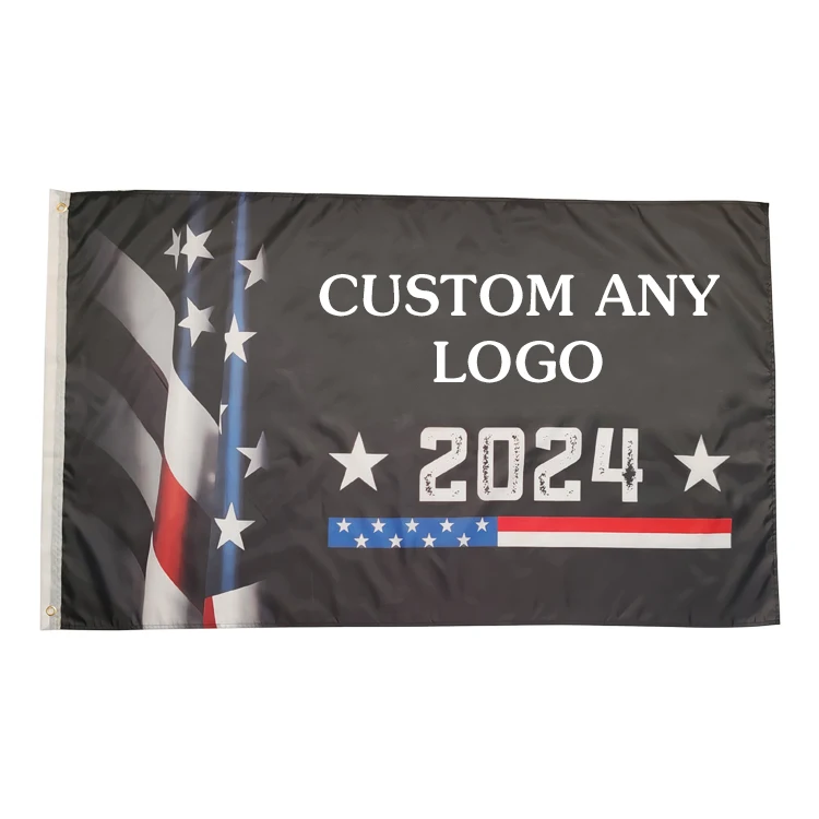Wholesale 2024 Flag President Election Banner Custom Printing Take America 3 x 5FT Back Polyester Promotional Flags